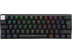 Logitech pro X 60 Lightspeed Gaming Tastatur, Tactile, 60% Design, Mechanisch, Bluetooth, USB-C (Laden), qwertz, RGB Beleuchtung, Schwarz