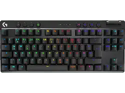 LOGITECH G pro X TKL Lightspeed Kabellose RGB Gaming Tastatur ohne Ziffernblock (Tactile), Lightsync RGB, DEU (Qwertz), Schwarz