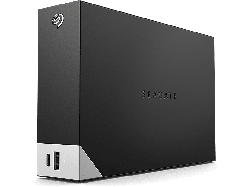 Seagate 8TB Festplatte One Touch Hub mit Rescue, HDD, Extern, USB-C/A/Micro-B, Schwarz