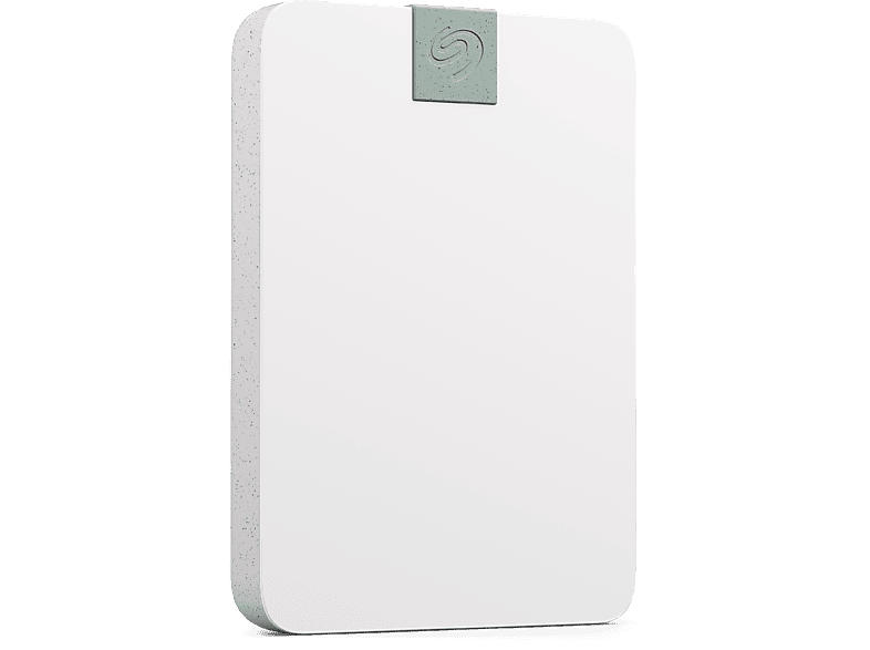 Seagate 2TB Ultra Touch Festplatte, Extern, 2.5 Zoll, HDD, USB-C, Wolkenweiß