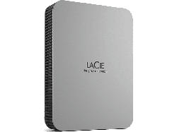 Lacie 4TB Festplatte extern Mobile Drive V2 Moon Silver, USB-C 3.0, silber