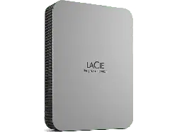LACIE 4TB Festplatte extern Mobile Drive V2 Moon Silver, USB-C 3.0, silber