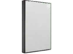 SEAGATE 1TB One Touch Festplatte mit Kennwortschutz, +Rescue, HDD, Extern, USB-Micro-B, Silber