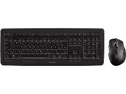 Cherry Desktop Set DW 5100, kabellos, schwarz (JD-0520DE-2); Tastatur + Maus