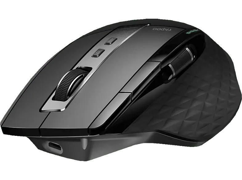 RAPOO 171157 Kabellose Multi-Mode Laser-Maus "MT750S", Schwarz