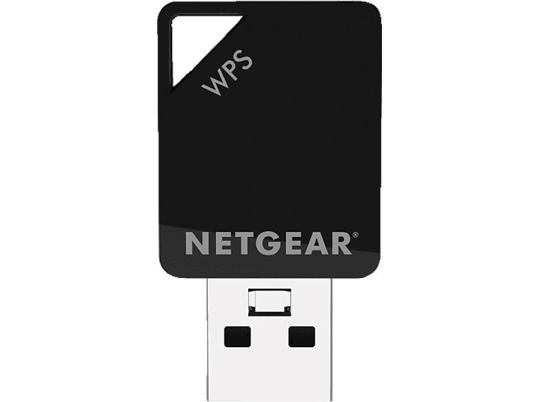 Netgear WLAN-USB-Mini-Adapter AC600 DualBand 2.4GHz/5GHz; Externer W-LAN Adapter