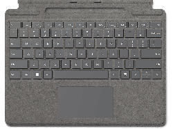 Microsoft Surface Pro 8 Signature Type Cover Platin; Tastatur