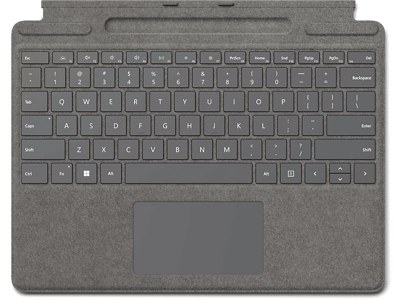 Microsoft Surface Pro 8 Signature Type Cover Platin; Tastatur