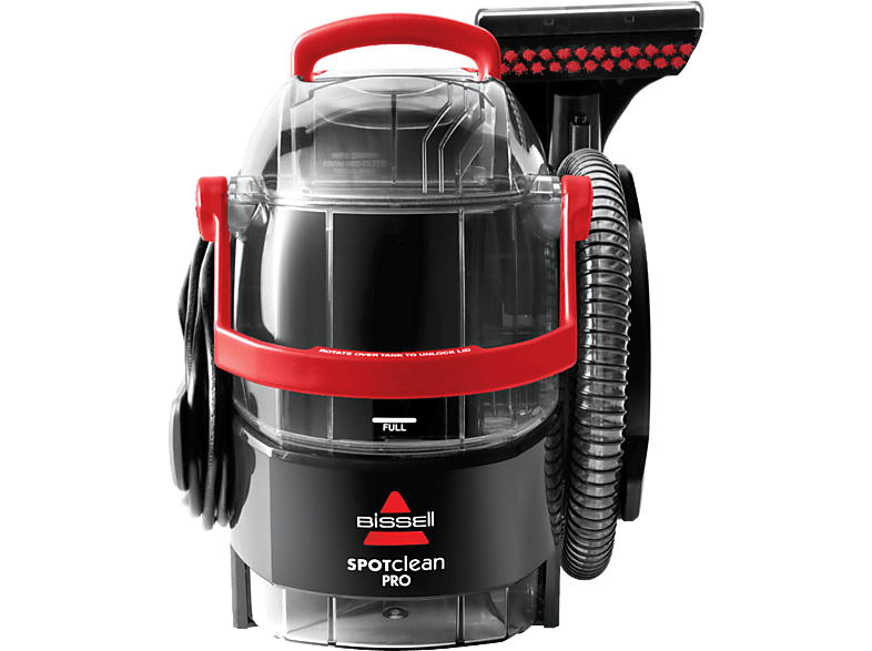 Bissell 1558N SpotClean Professional Fleckenreiniger Nass- & Trockensauger, Schwarz, Rot