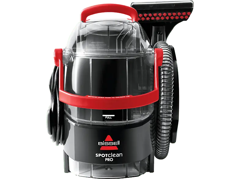 Bissell 1558N SpotClean Professional Fleckenreiniger Nass- & Trockensauger, Schwarz, Rot