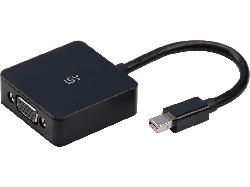 ISY Adapter IAD-1004 Mini Displayport auf VGA, FHD/60Hz, Schwarz