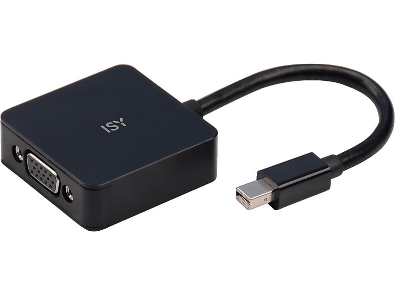 ISY Adapter IAD-1004 Mini Displayport auf VGA, FHD/60Hz, Schwarz