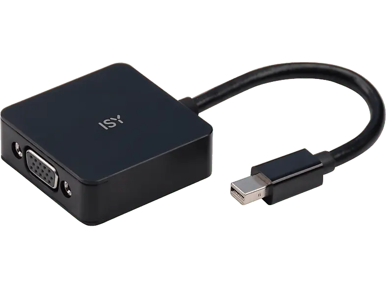ISY Adapter IAD-1004 Mini Displayport auf VGA, FHD/60Hz, Schwarz