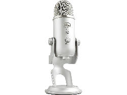 Blue Microphones Streaming Mikrofon Yeti Silver, USB, 3.5mm Klinke (988-000238)