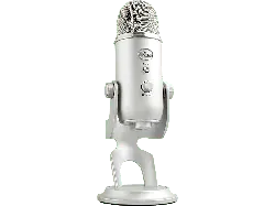 blue MicroPHoneS G Yeti Premium USB-Mikrofon mit mehreren Richtcharakteristiken und Blue VO!CE, Silber; USB-Gaming-Mikrofon