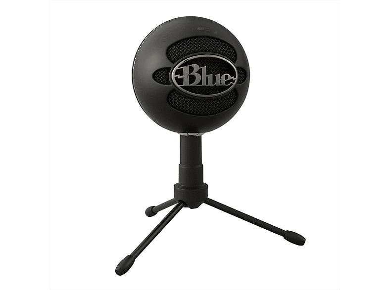 Blue Microphones Snowball iCE, USB Mikrofon für Aufnahmen, Streaming, Podcasting, Schwarz; Streaming Mikrofon