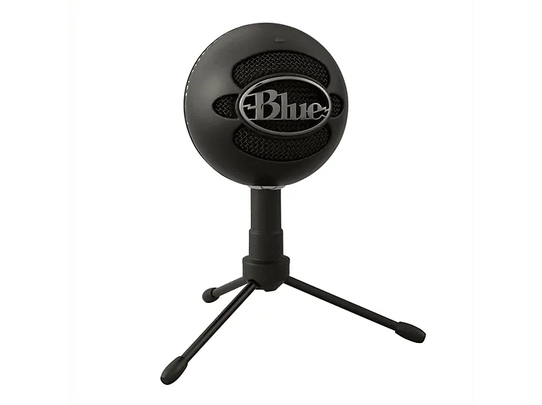 blue MicroPHoneS G Blue Snowball iCE Plug-and-Play-USB-Mikrofon, Schwarz; USB-Gaming-Mikrofon
