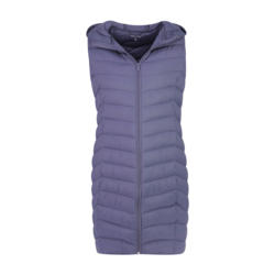 Sia Long Gilet, Rauchblau