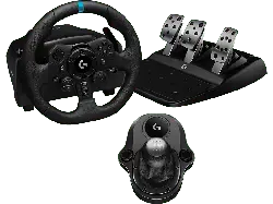 LOGITECH G Bundle, G923 SE Rennlenkrad + Pedale Shifter (PS5/PS4/PC) Rennlenkrad, Pedale, Schalthebel