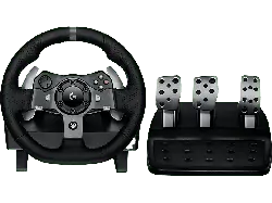 LOGITECH G G923 Trueforce Rennlenkrad + Pedale (PlayStation PS5 PS4, PC), Schwarz