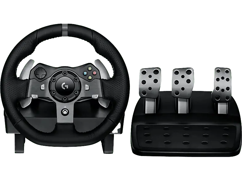 LOGITECH G G923 Trueforce Rennlenkrad + Pedale (PlayStation PS5 PS4, PC), Schwarz