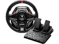 Thrustmaster Rennlenkrad mit Pedalset T128 für PC/PS5/PS4, Schwarz