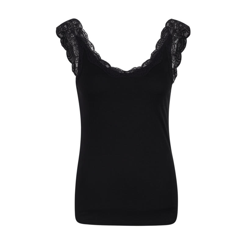 Lace Top, Schwarz