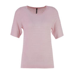 Sally Cable Pullover, Rose