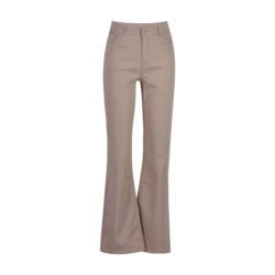 Top Flare Pants, Beige