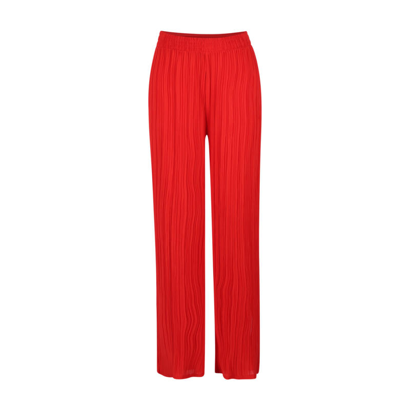 Pleats Pants, Rot