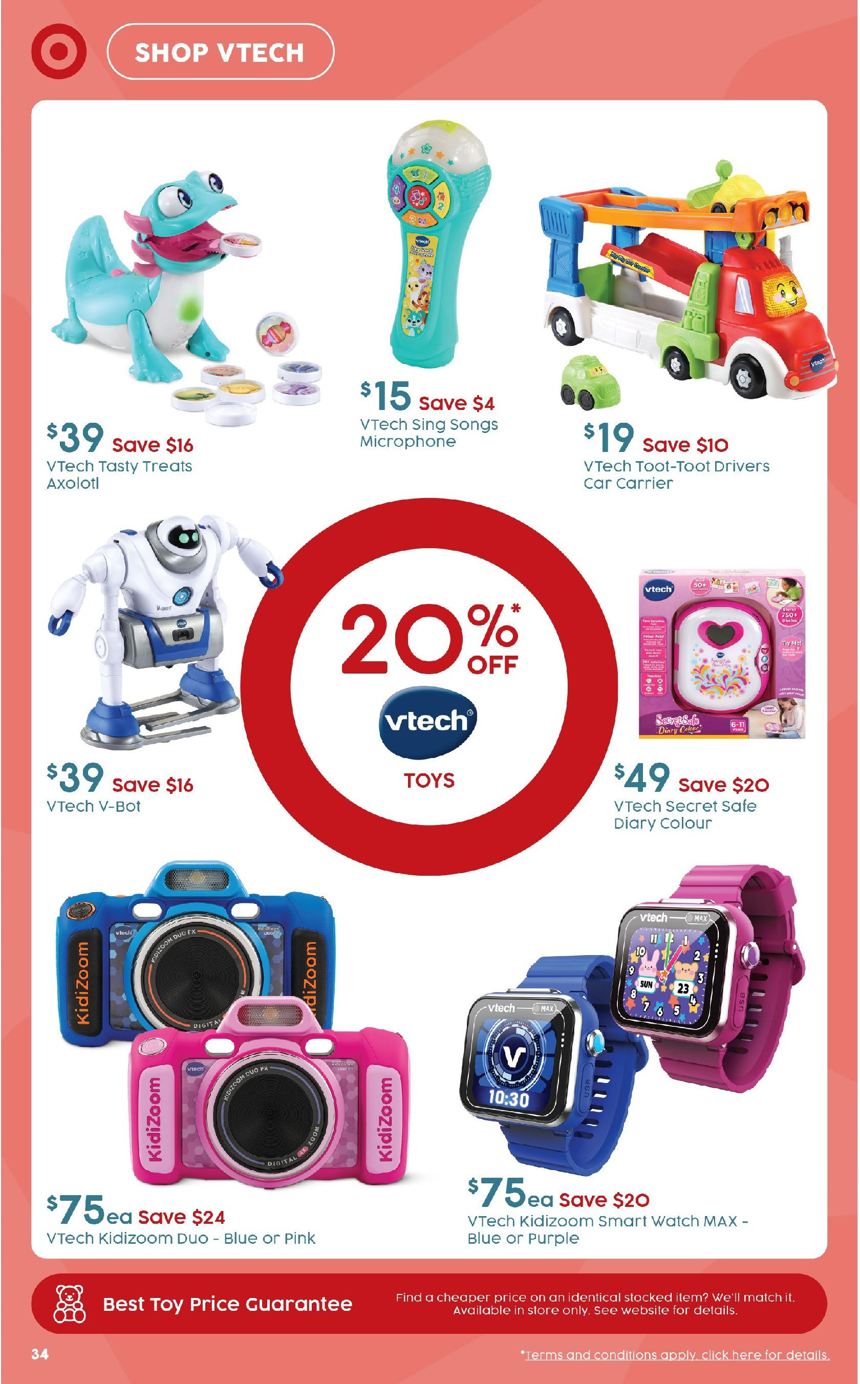 ﻿﻿Target catalogue valid from 19/09/2024 > Online Australia | Page: 34 | Products: Digital, Watch, Microphone, Safe