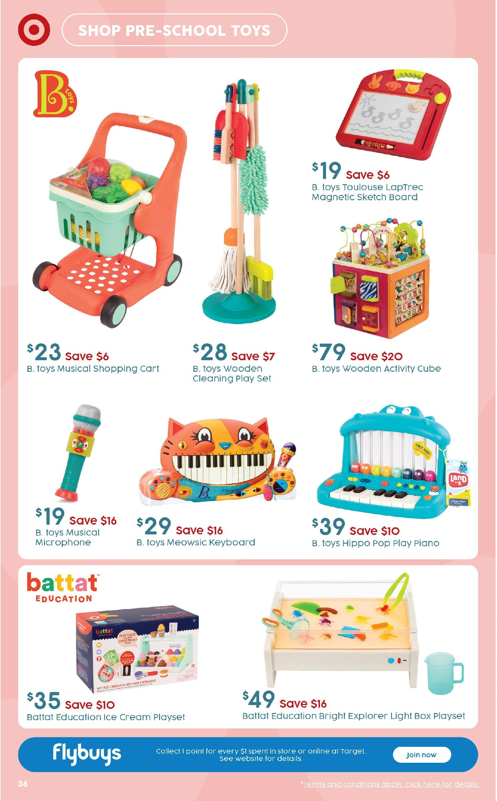 ﻿﻿Target catalogue valid from 19/09/2024 > Online Australia | Page: 36 | Products: Cart, Ice cream, Keyboard, Microphone