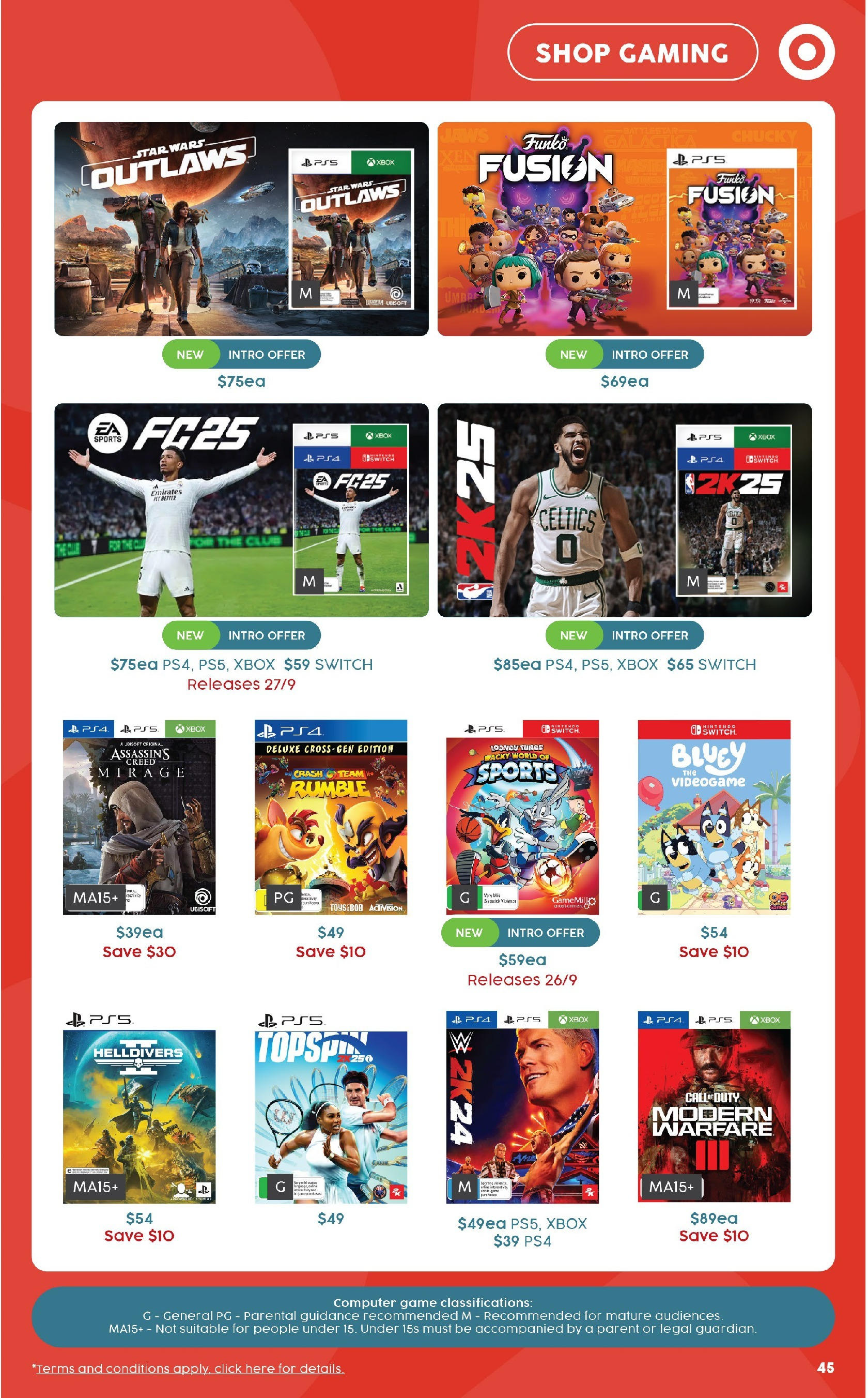 ﻿﻿Target catalogue valid from 19/09/2024 > Online Australia | Page: 45