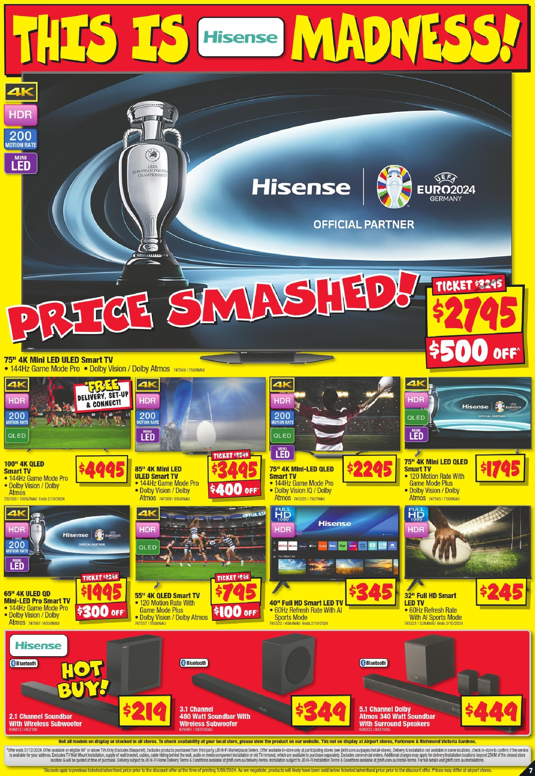 JB Hi-Fi  Catalogue  - 19/09/2024 > weekly / monthly specials | Page: 7 | Products: Tv, Audio, Cable, Game