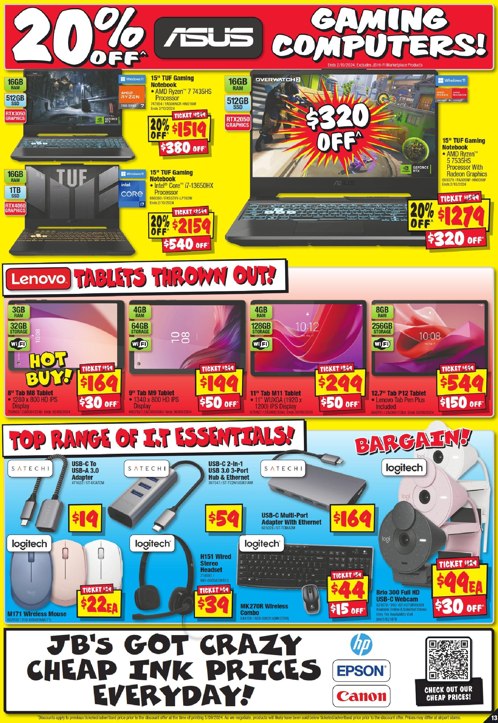 JB Hi-Fi  Catalogue  - 19/09/2024 > weekly / monthly specials | Page: 13