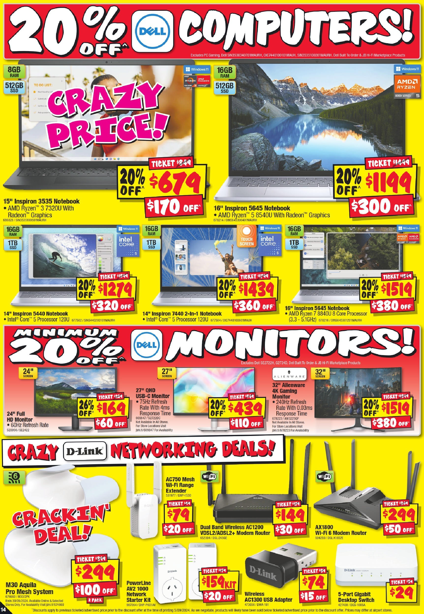 JB Hi-Fi  Catalogue  - 19/09/2024 > weekly / monthly specials | Page: 14