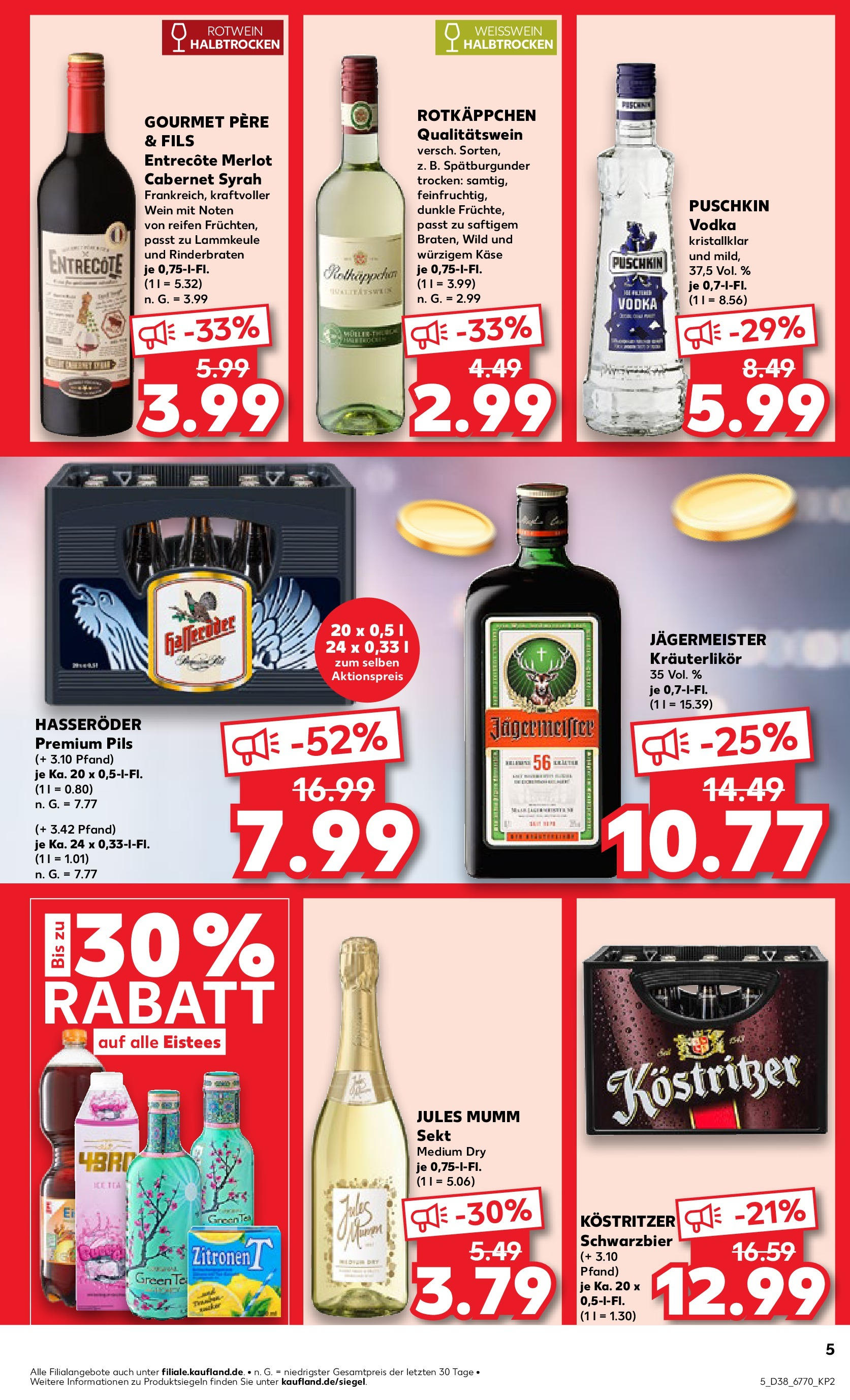 Kaufland - Nordrhein - Westfalen (ab 19.09.2024) » Angebote Online zum Blättern | Seite: 7 | Produkte: Käse, Sekt, Gouda, Knoppers