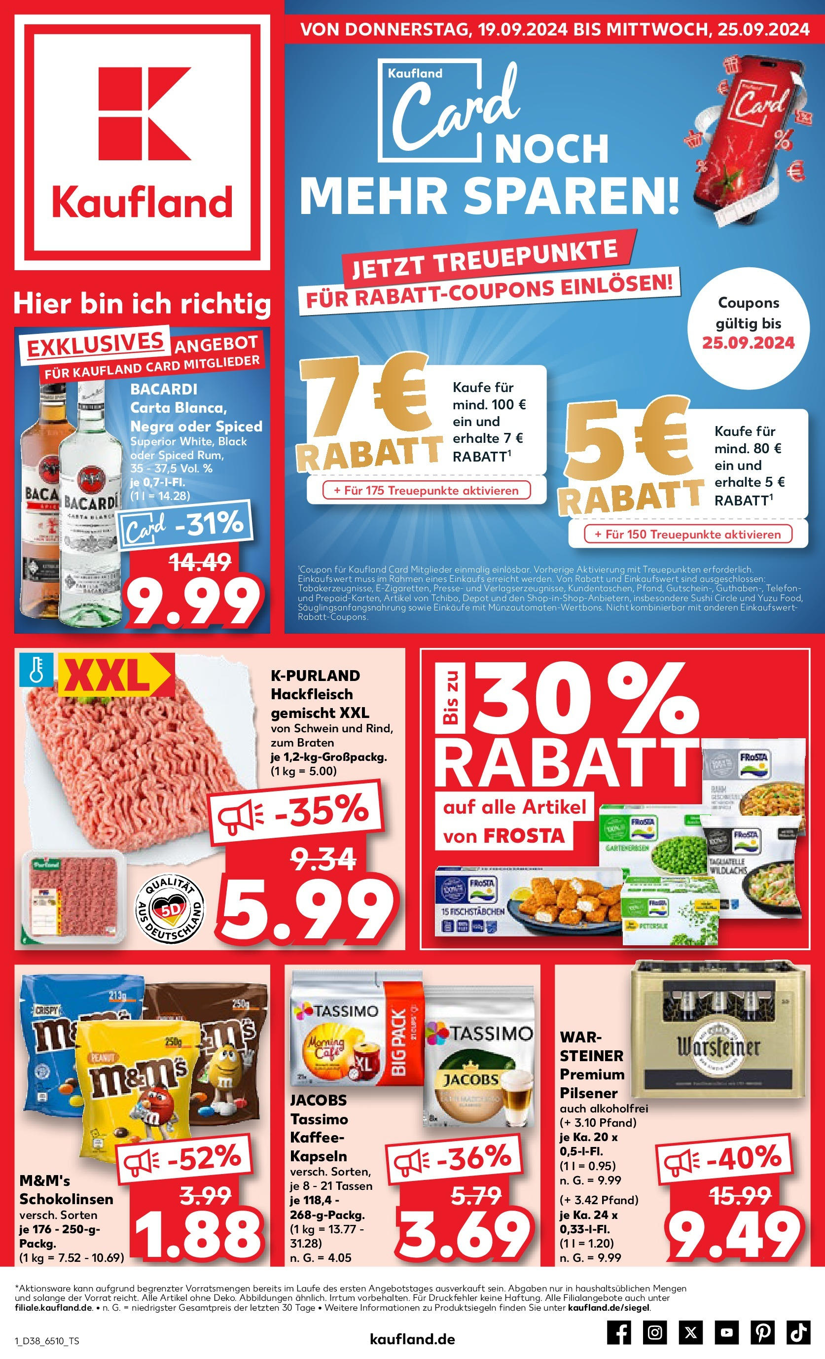 Kaufland - Nordrhein - Westfalen (ab 19.09.2024) » Angebote Online zum Blättern | Seite: 3 | Produkte: Kaffee, Dallmayr, Schinken, Eduscho