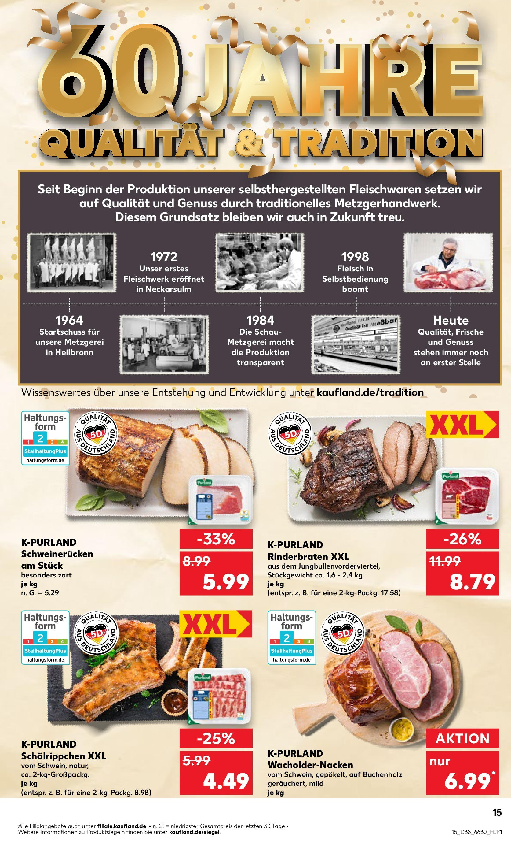 Kaufland Prospekt 	 (ab 19.09.2024) » Angebote Online zum Blättern | Seite: 15 | Produkte: Schweinebauch, Fleisch