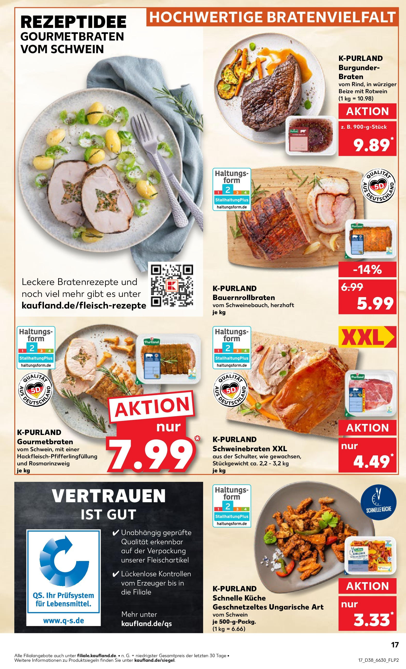 Kaufland Prospekt 	 (ab 19.09.2024) » Angebote Online zum Blättern | Seite: 17 | Produkte: Rotwein, Küche, Gyros