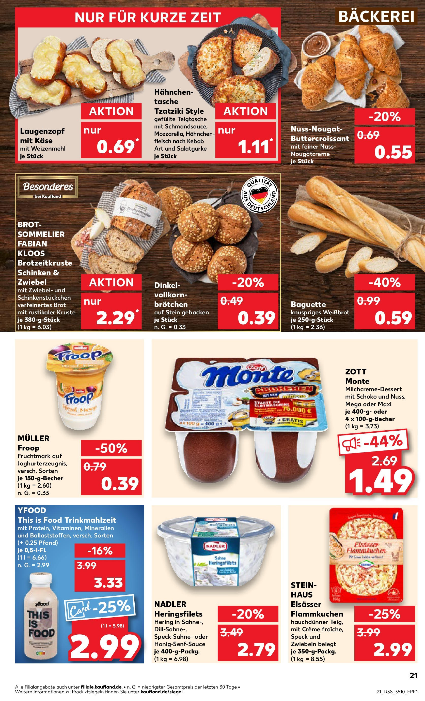 Kaufland - Berlin (ab 19.09.2024) » Angebote Online zum Blättern | Seite: 21 | Produkte: Käse, Creme, Zwiebeln, Fleisch