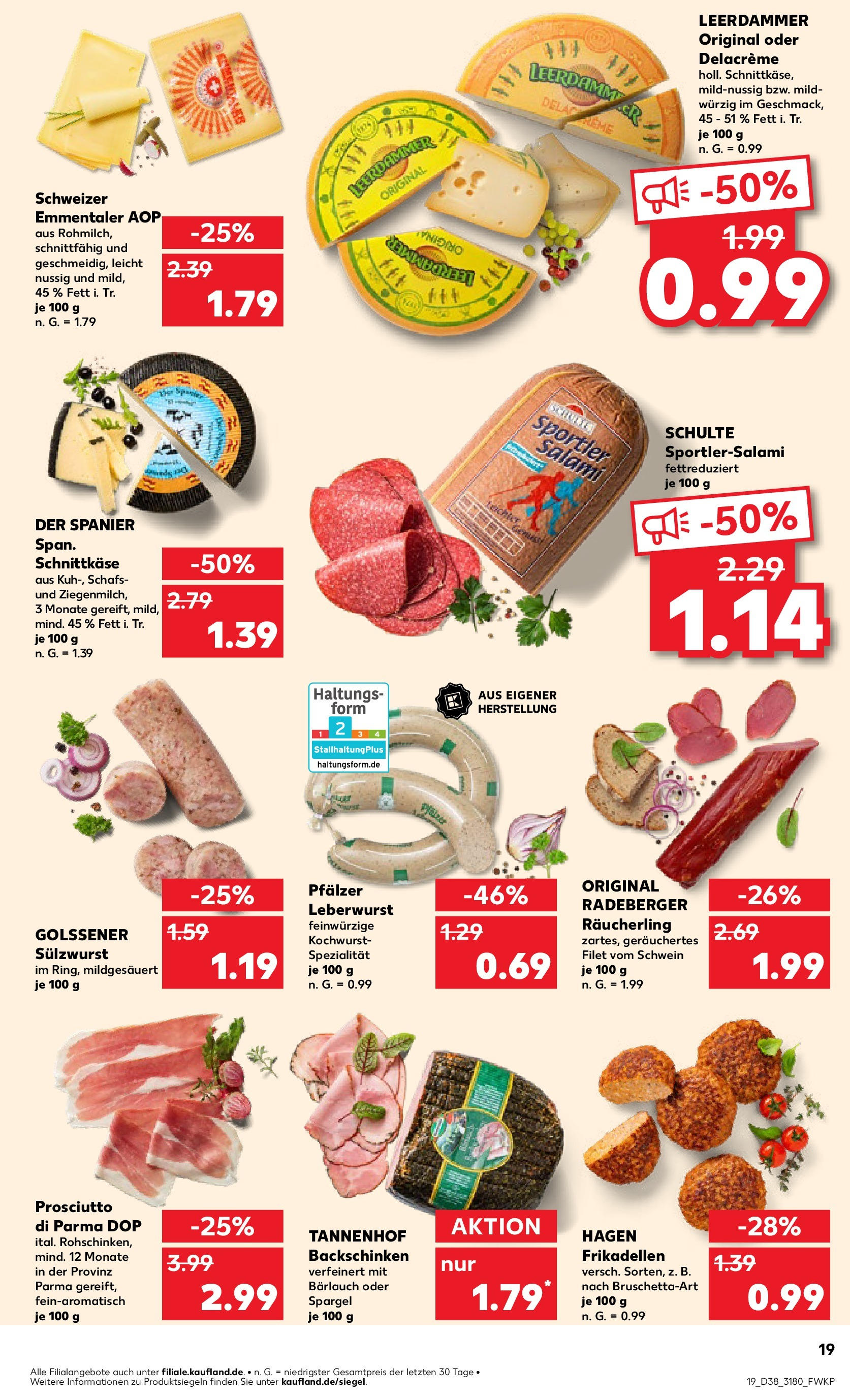 Kaufland - Berlin (ab 19.09.2024) » Angebote Online zum Blättern | Seite: 19 | Produkte: Leerdammer