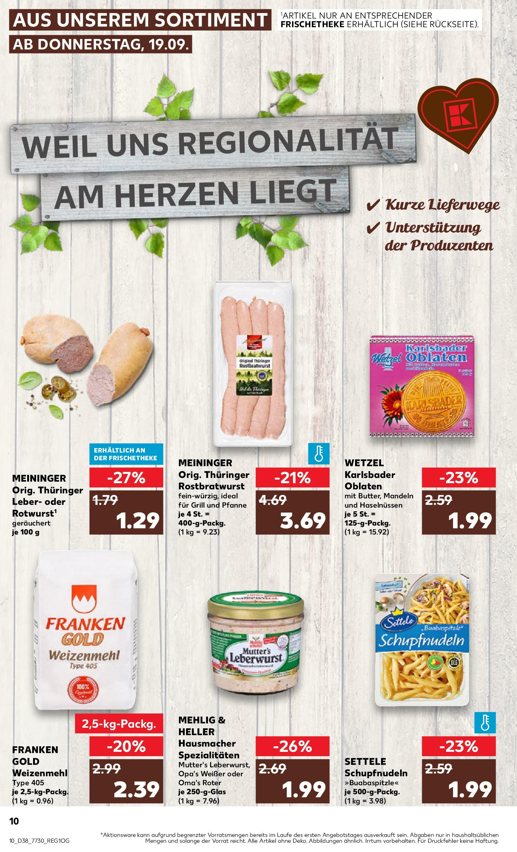 Kaufland - Bayern (ab 19.09.2024) » Angebote Online zum Blättern | Seite: 10