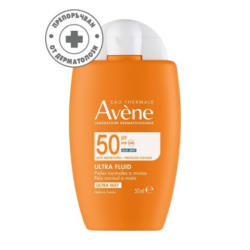 Avene Sun Ultra SPF50+ Слънцезащитен флуид за лице с висока защита 50мл.