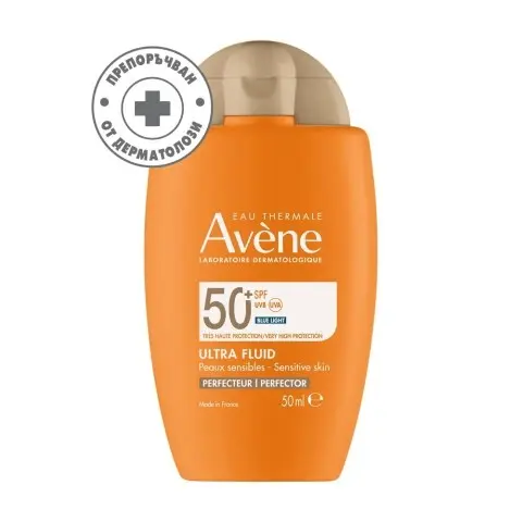Avene Sun Ultra SPF50+ Слънцезащитен тониран флуид за лице с висока защита 50мл.