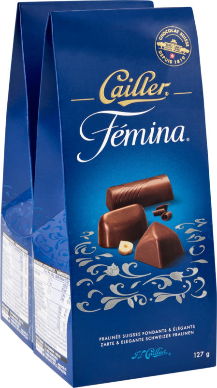 Praline Cailler Femina , 2 x 127 g