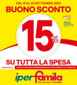 Iperfamila Buono spesa 15% - al 22.09.2024