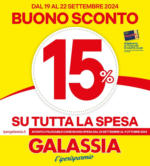 Galassia BUONO SPESA 15% - al 22.09.2024