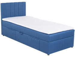 Boxbed TOMY bleu foncé 90x200cm mi-ferme