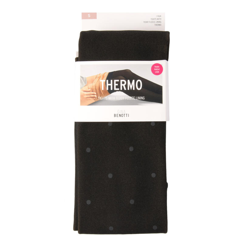 Damen Thermo-Strumpfhose mit Punkten